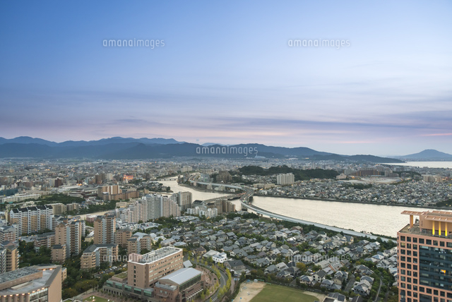 福岡市街眺望(福岡タワーより南西方向)
(c)Yutaka Isayama/a.collectionRF
