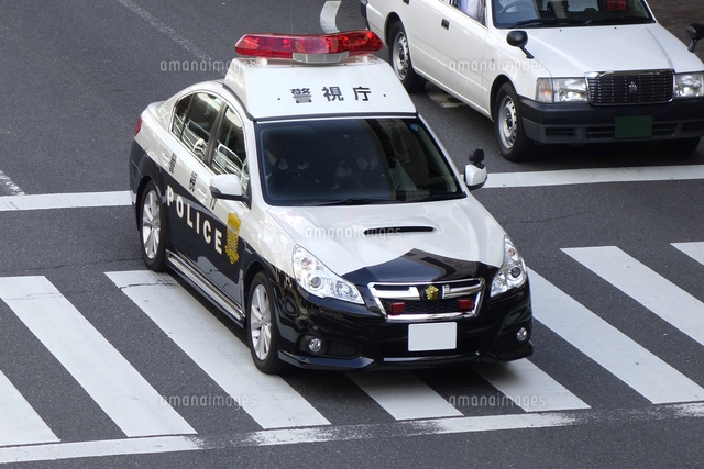 パトロール中のパトカー
(c)Keiji Kaneda/a.collectionRF