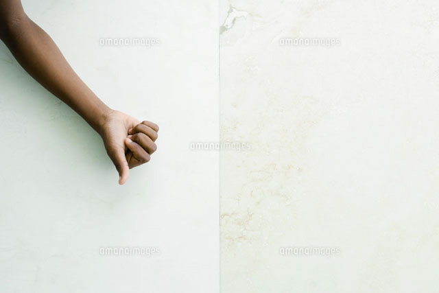 Hand making thumbs down gesture
(c)Sandro Di Carlo Darsa/Photo Alto