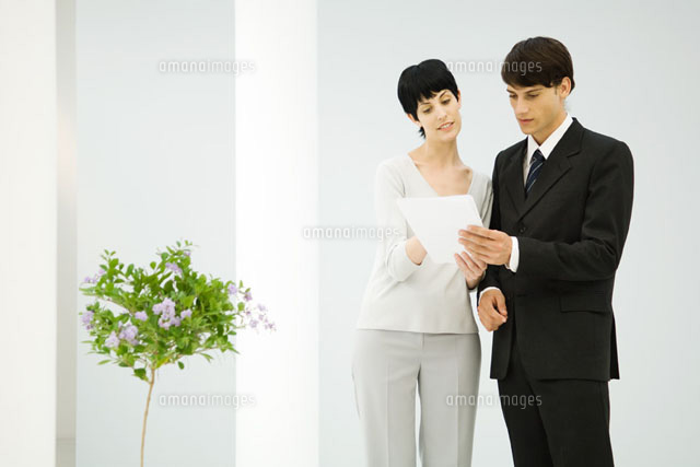 Male & female business partners standing
(c)Eric Audras/Photo Alto