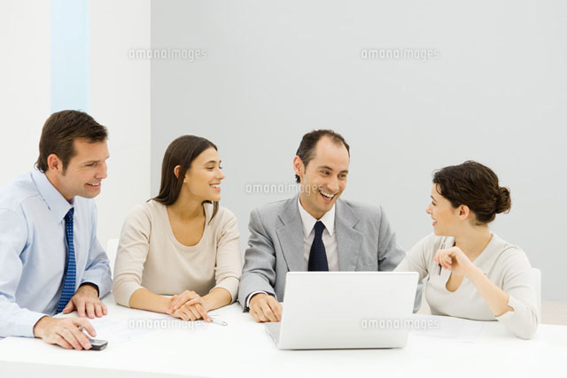 male & female business partners sitting
(c)Eric Audras/Photo Alto