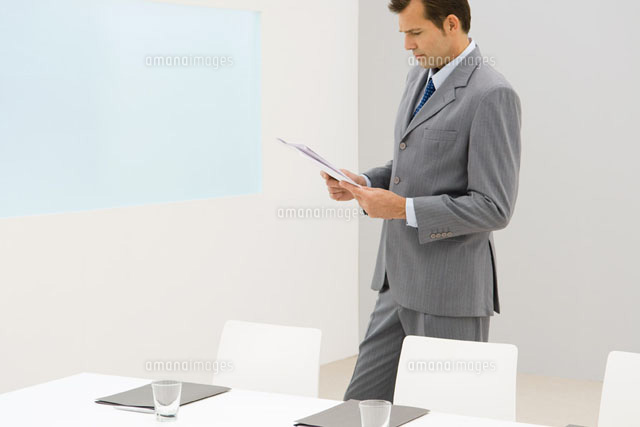 Business executive standing in office
(c)Eric Audras/Photo Alto