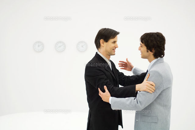 Two male business partners standing
(c)Eric Audras/Photo Alto