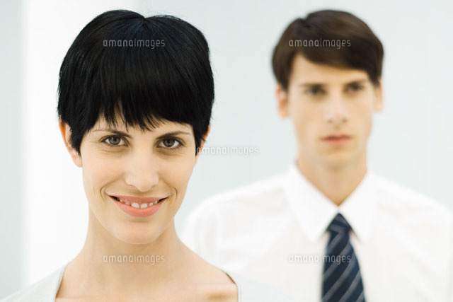 Businesswoman smiling at camera
(c)Eric Audras/Photo Alto