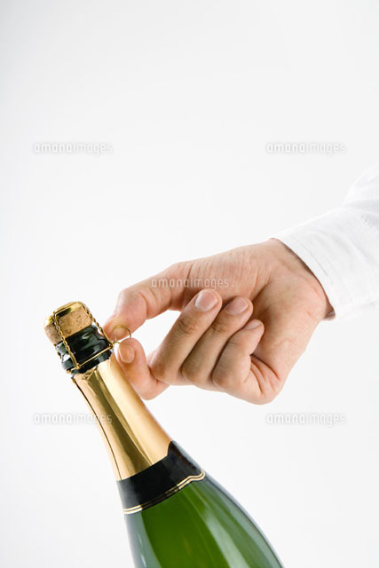 Hand opening champagne bottle
(c)Laurence Mouton/PhotoAlto