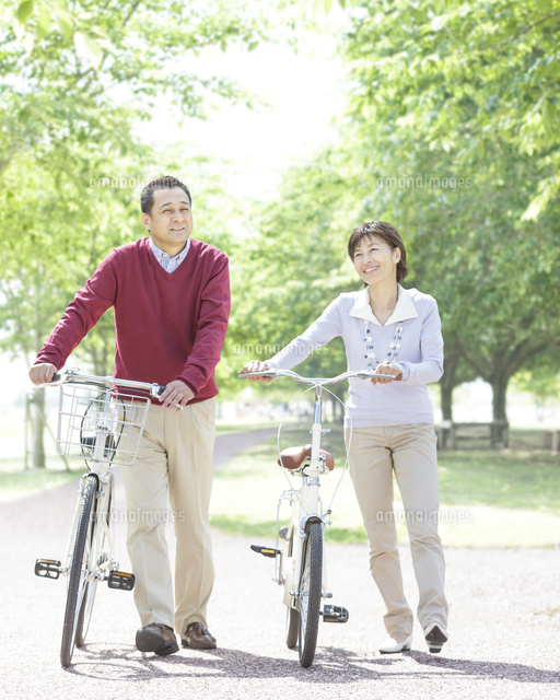 自転車 を 押す