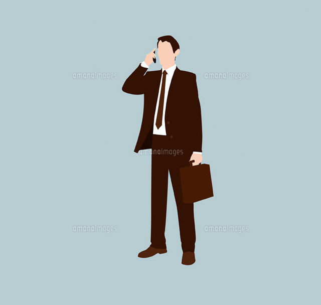 Businessman using a mobile phone
(c)Ralf Hiemisch/fStop