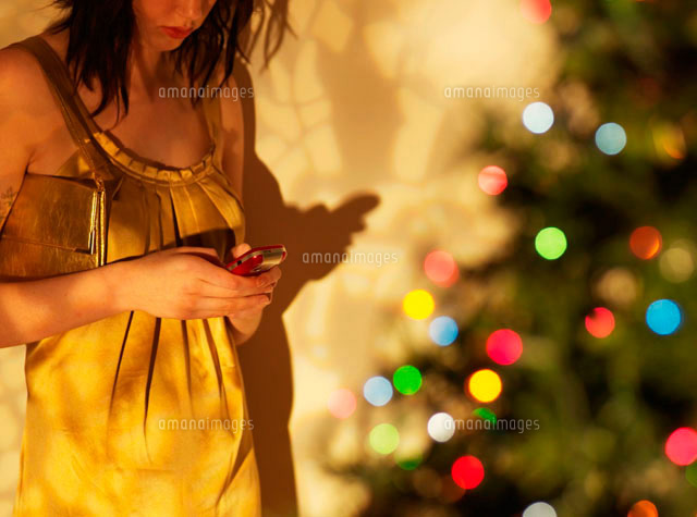 Woman Text Messaging at Christmas
(c)clover/a.collectionRF