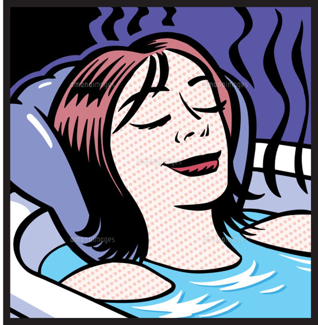 Woman soaking in bathtub
(c)Paul Gilligan