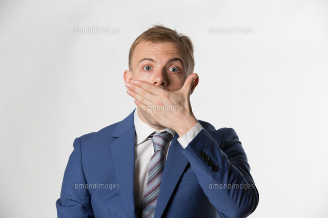 Shocked Businessman covering his mouth
(c)moodboard
