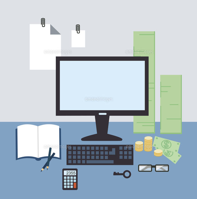 bank employee illustration. Flat modern style vector design
(c)Ingram Image