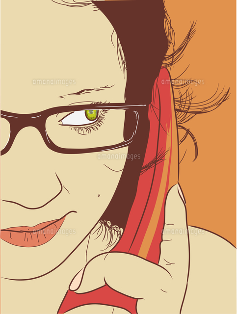 Vector illustration - Young woman chatting on the phone.
(c)Ingram Image