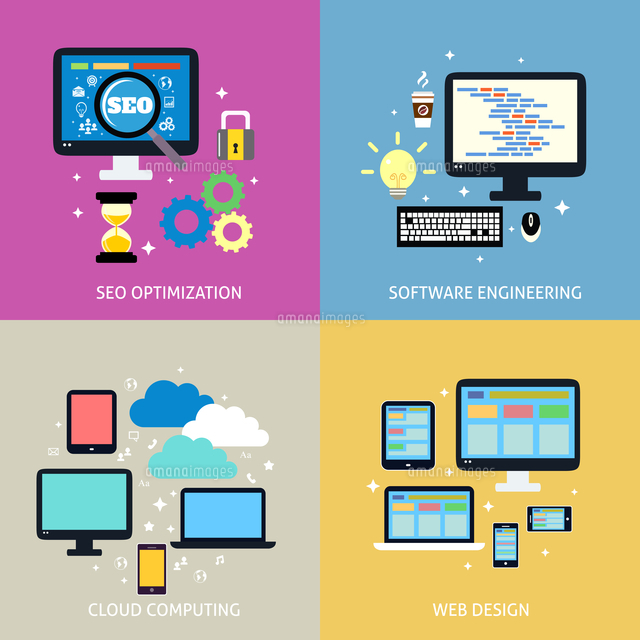 Business process concept of seo optimization programming cloud computing mobile and website design i
(c)Ingram Image