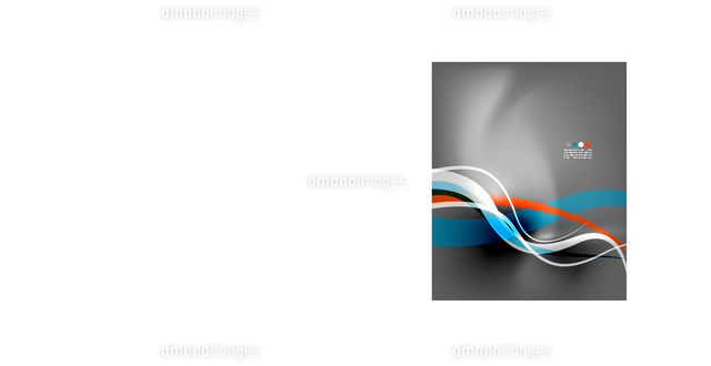 modern business wave on grey 60016033532 写真素材 ストックフォト